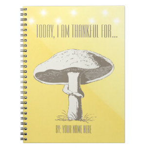 Personalisiert Mushroom Journal Notizblock