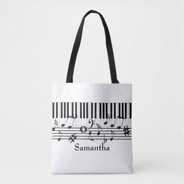 Personalisiert Music Piano Treble Clef (Vorderseite)