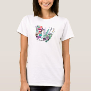 Personalisiert Nail Tech T-Shirt