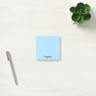Personalisiert Name Baby Blue Zuhause Office Busin Post-it Klebezettel