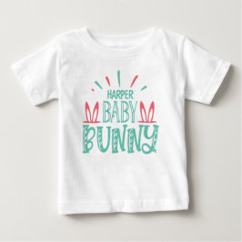 Personalisiert NAME Baby Bunny Butterfly Ostereier T-shirt