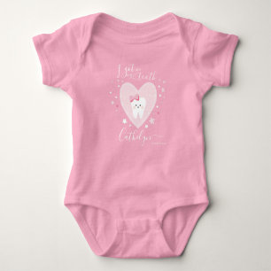 Personalisiert Name Baby Girl First Tooth Outfit B Baby Strampler