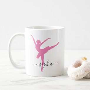 Personalisiert Name Ballerina Kaffeetasse