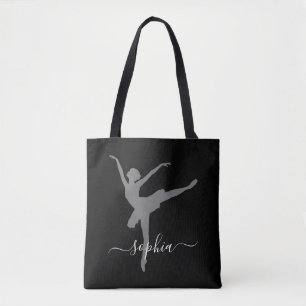 Personalisiert Name Ballerina Tote Bag