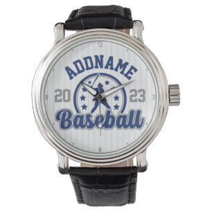 Personalisiert NAME Baseball Team Player Game Armbanduhr