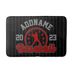 Personalisiert NAME Baseball Team Player Game Badematte