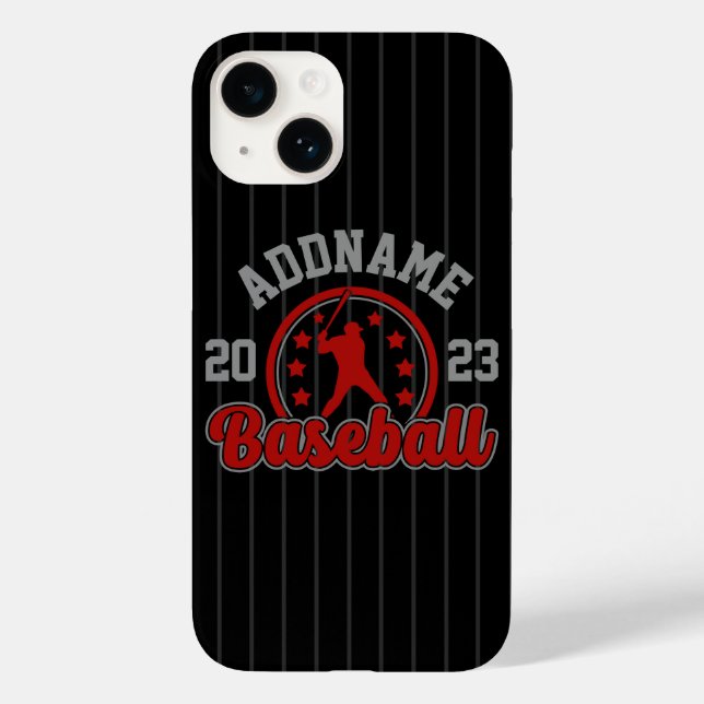 Personalisiert NAME Baseball Team Player Game Case-Mate iPhone Hülle (Rückseite)