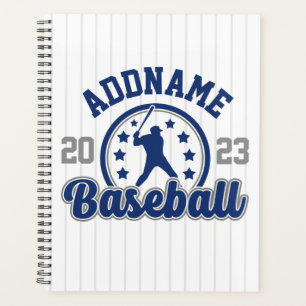 Personalisiert NAME Baseball Team Player Game Planer