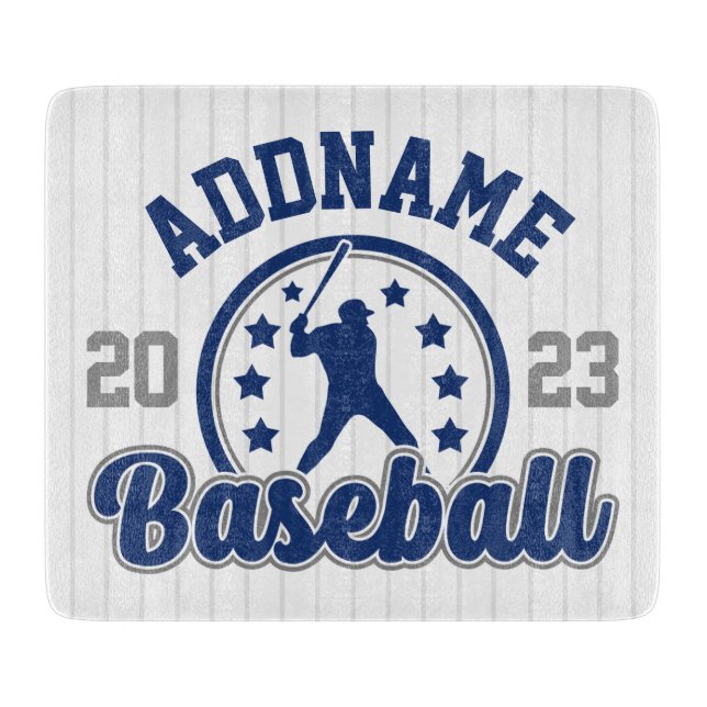 Personalisiert NAME Baseball Team Player Game Schneidebrett (Vorderseite)
