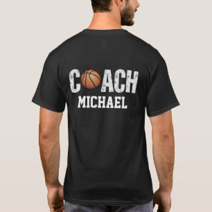 Personalisiert Name Basketball-Coach Custom Tee