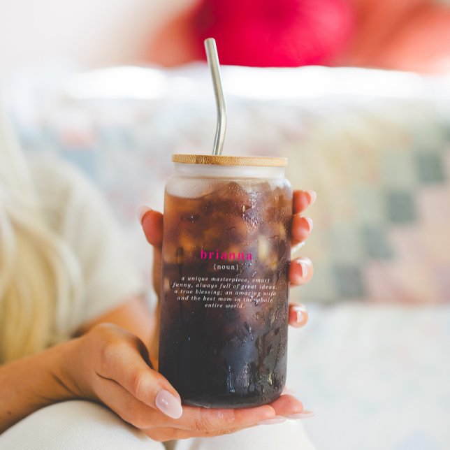 Personalisiert Name - benutzerdefinierte Definitio Dosenglas (Von Creator hochgeladen)