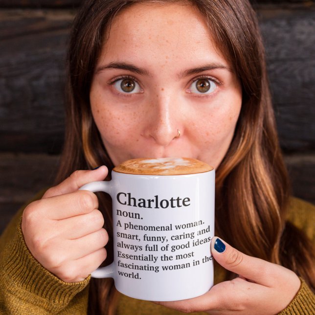 Personalisiert Name - benutzerdefinierte Definitio Kaffeetasse (Von Creator hochgeladen)