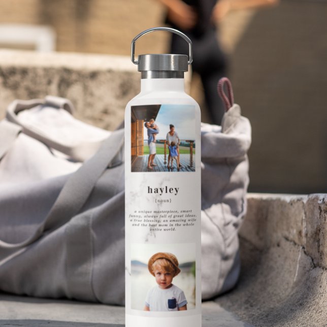 Personalisiert Name - benutzerdefinierte Definitio Trinkflasche (Von Creator hochgeladen)