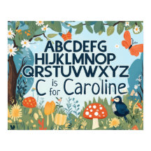 Personalisiert Name Boys Girls Kinderzimmer Alphab