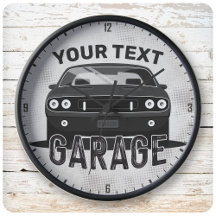Personalisiert NAME Classic Muscle Garage Retro