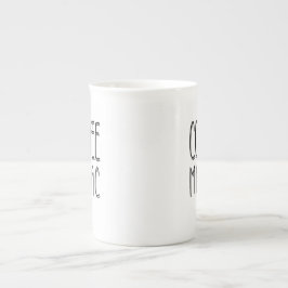 Personalisiert Name Coffee Maniac - Funny Prozellantasse