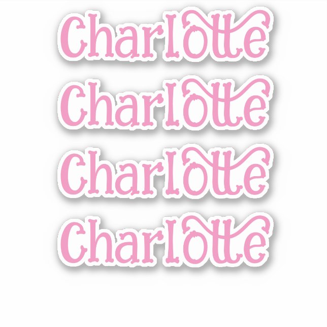 Personalisiert Name Decal Custom Times Vier Aufkle Aufkleber (Vorderseite)