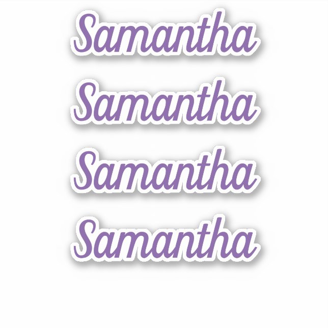 Personalisiert Name Decal Custom Times Vier Aufkle Aufkleber (Vorderseite)