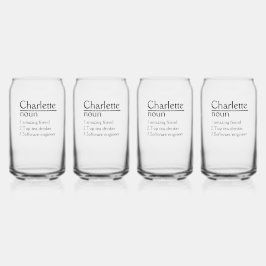 Personalisiert Name Definition Tumbler Dosenglas