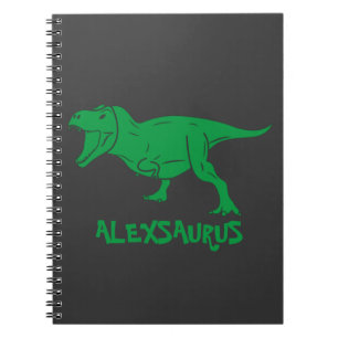Personalisiert Name Dinosaurier-Notebook Notizblock