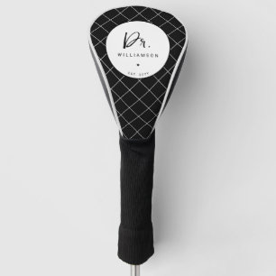 Personalisiert Name Dr. Minimalistisch Doctor Absc Golf Headcover
