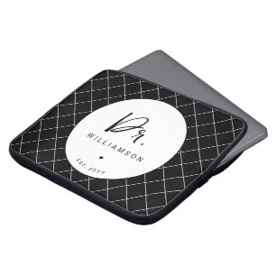 Personalisiert Name Dr. Minimalistisch Doctor Absc Laptopschutzhülle