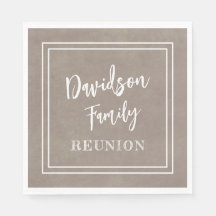 Personalisiert Name Family Event Taupe