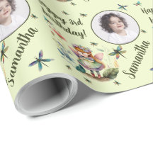Personalisiert Name Foto Age Magical Fairy Birthda
