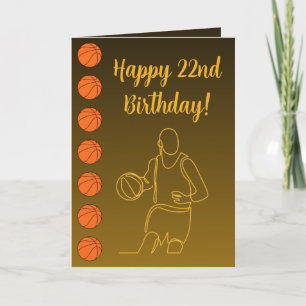 Personalisiert Name Foto Sentiment Sport Basketbal Karte