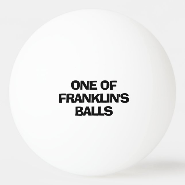 Personalisiert Name Funny Tischtennisball (Vorderseite)