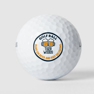 Personalisiert Name Geschenkbier benutzerdefiniert Golfball