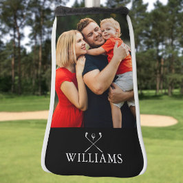Personalisiert Name Golf Clubs Foto Headcover
