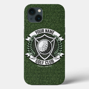 Personalisiert NAME Golfer Golfclub Turf Clubhaus  Case-Mate iPhone Hülle