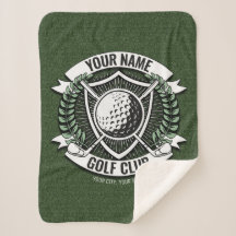 Personalisiert NAME Golfer Golfclub Turf Clubhaus