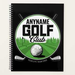 Personalisiert NAME Golfing Pro Golf Club Player Planer