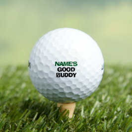 Personalisiert Name Good Buddy Funny Golfball