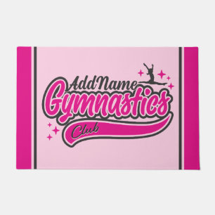 Personalisiert NAME Gymnast Split Leap Gymnastik Fußmatte
