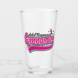 Personalisiert NAME Gymnast Split Leap Gymnastik Glas