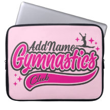 Personalisiert NAME Gymnast Split Leap Gymnastik