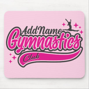 Personalisiert NAME Gymnast Split Leap Gymnastik Mousepad