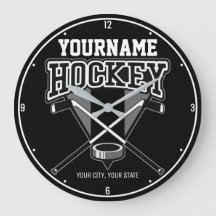 Personalisiert NAME Hockey Player Stick Puck Team