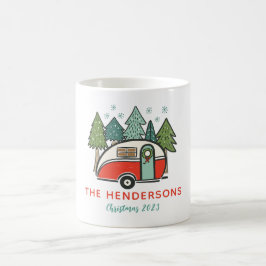 Personalisiert Name Holidays Roter Campingplatz We Kaffeetasse