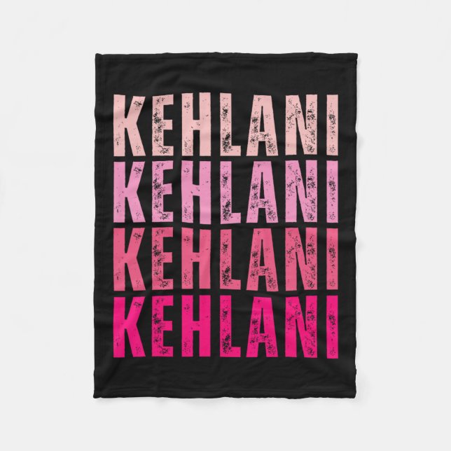 Personalisiert Name Kehlani I Liebe Kehlani Vintag Fleecedecke (Vorderseite)