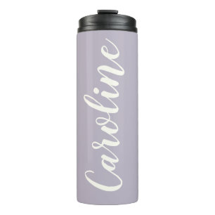 Personalisiert Name Lavender Brautparty Geschenk Thermosbecher