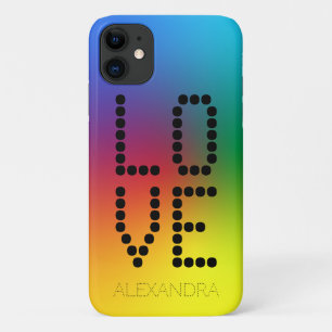 Personalisiert Name & Liebe Trendy Schriftart, Reg Case-Mate iPhone Hülle