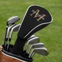 Personalisiert Name Monogram Black