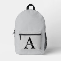 Personalisiert Name Monogram Silver Background