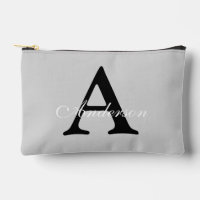 Personalisiert Name Monogram Silver Background