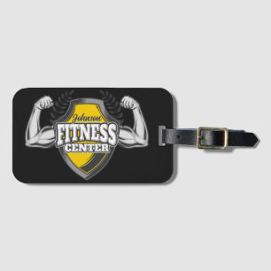 Personalisiert NAME Muskel-Fitness-Trainingsgerät Gepäckanhänger