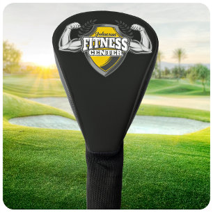 Personalisiert NAME Muskel-Fitness-Trainingsgerät Golf Headcover